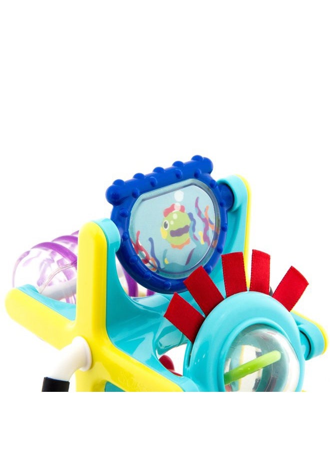 Sassy Fishy Fascination Station 2-in-1 Suction Cup High Chair Toy, Developmental Tray Toy for Early Learning, Ages 6+ Months  - Image 4