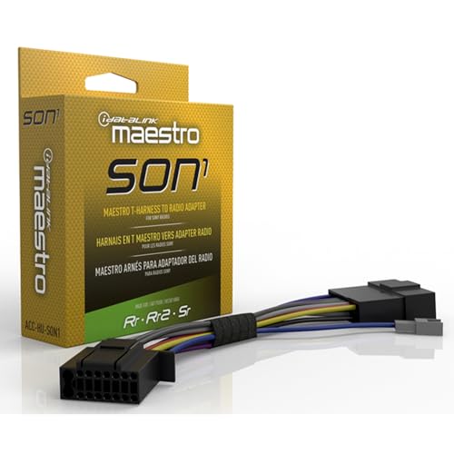 Idatalink Maestro Acc-HU-SON1 Plug and Play Installation T-Harness for Select Sony Car Radios (ADS-MRR, ADS-MRR2 or ADS-MSR Module Required) - Image 5
