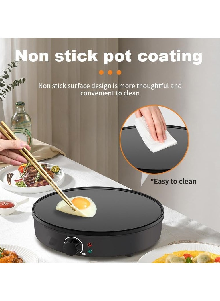 sokany Sokany New Kitchen Roti Maker Machine Crepe Non Stick Souffle Pancake Roti Maker for Hom Electric English Kitchen Appliance 1000W  - Image 3