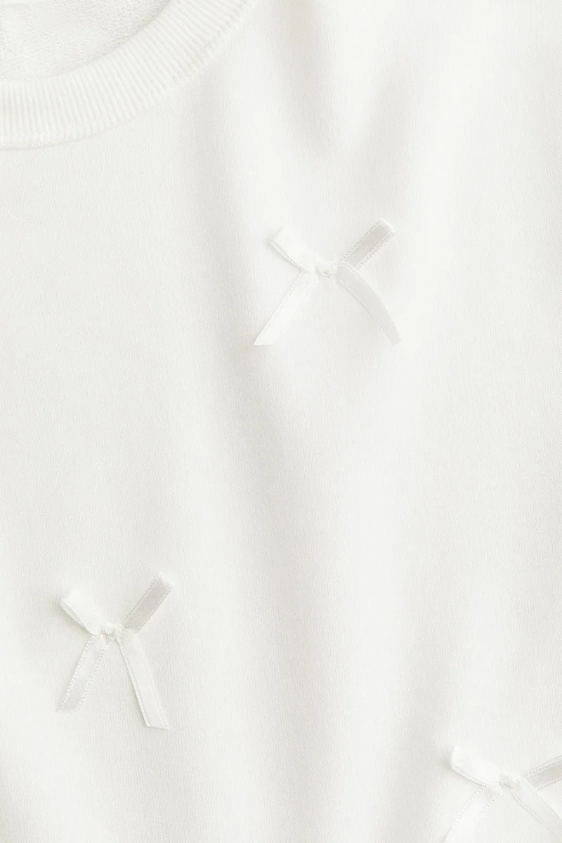 H&M Print-motif short top