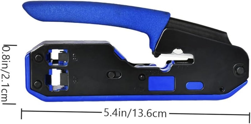 كماشة كبس كابل الشبكة المحترفة أداة متعددة الوظائف للقطع والتجريد وكابلات PP - Image 3