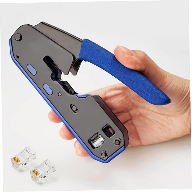 كماشة كبس كابل الشبكة المحترفة أداة متعددة الوظائف للقطع والتجريد وكابلات PP - Image 5