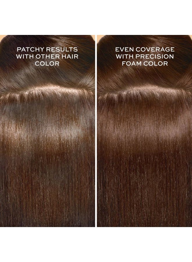 John Frieda لون الرغوة الدقيق، بني طبيعي فاتح 6N، مجموعة صبغة شعر تغطي كاملة، مع رغوة كثيفة لتشبع اللون العميق - Image 2