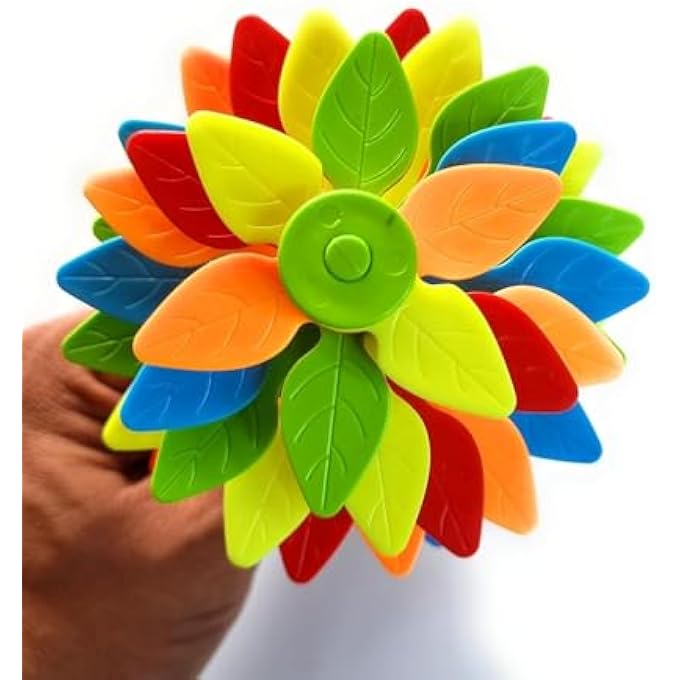 Lavilok Spin Candy Flower Rotating Lollipop Magic Lollipop Tree Stress Relief Toys Rattle (Multicolor)_F20 - Image 3