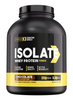 Sporter Whey Protein Isolate – 5lb | 25g Protein Per Serving | Fast-Absorbing & Pure Whey Isolate | Chocolate Flavor | Muscle Growth & Recovery | Low Carb, Zero Added Sugars