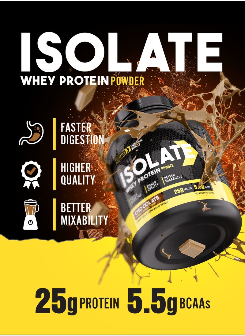 SPORTER - Sporter Whey Protein Isolate – 5lb | 25g Protein Per Serving | Fast-Absorbing & Pure Whey Isolate | Chocolate Flavor | Muscle Growth & Recovery | Low Carb, Zero Added Sugars - Image 1