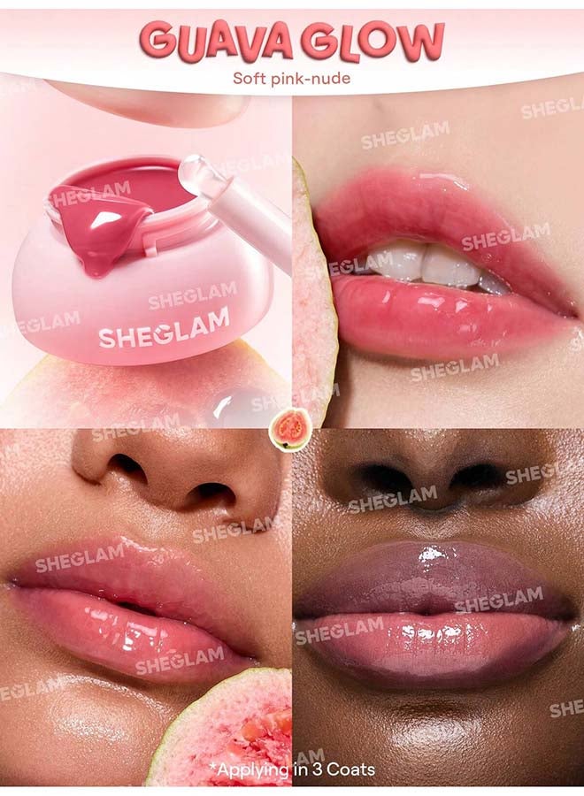 SHEGLAM Hydra Jelly Pocket Lip Jam Guava Glow - Image 2