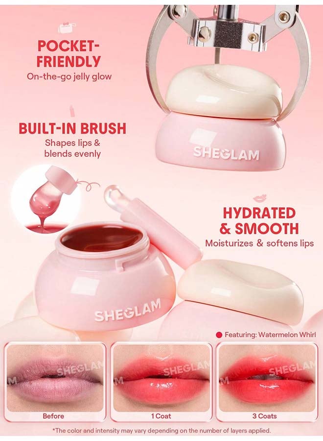 SHEGLAM Hydra Jelly Pocket Lip Jam Guava Glow - Image 3