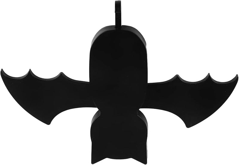 Bat Shape Self Adhesive Key Hook Multifunctional Storage Hanger For Small Wallets Black - Image 3