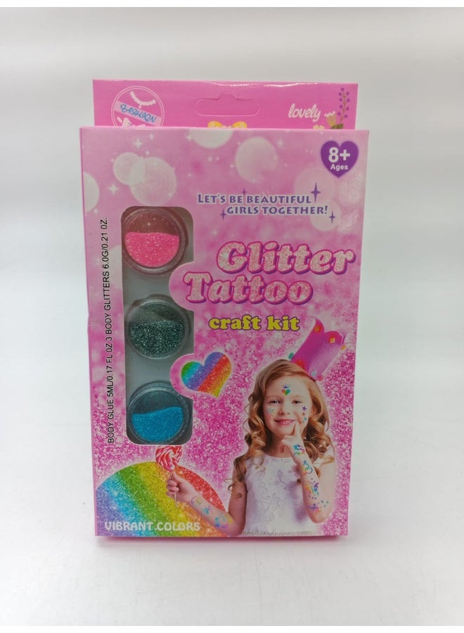 Genaric متعة لامعة: طقم صنع وشم الغليتر للأطفال (8 سنوات فأكثر)