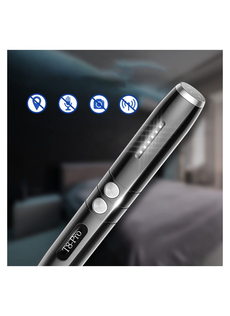 Generic - T8 Pro Anti-Spy Detector - Hidden Camera and Bug Detector, 5 Sensitivity Levels, 3 Professional Modes, 25 Hours of Operation, RF Signal and Listening Device Protector for Privacy. - Image 1