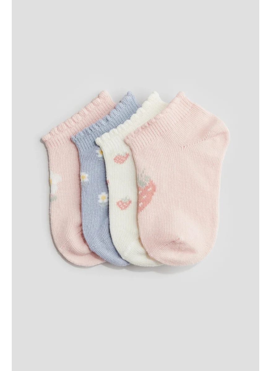 اتش اند ام 4-Pack Shaftless Socks