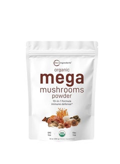 Micro Ingredients Organic Mega Mushroom 10 in 1 Powder 10 OZ