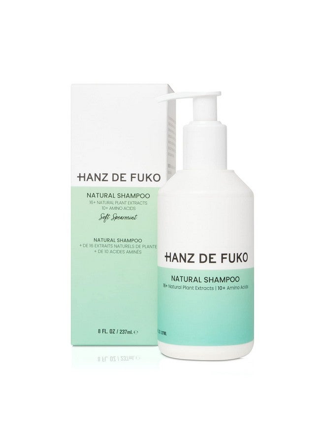 hanz de fuko Premium Natural Shampoo High Performance Hair Cleanser Sulfate And Paraben Free Soothes Scalp Irritation 16+ Natural Plant Extracts 8 Oz. - Image 1
