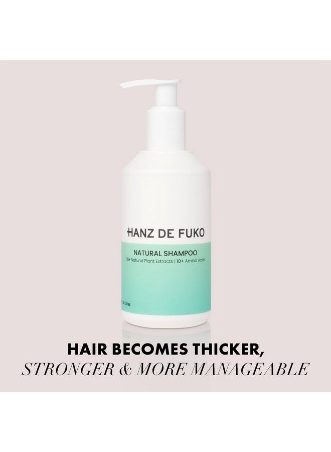 hanz de fuko Premium Natural Shampoo High Performance Hair Cleanser Sulfate And Paraben Free Soothes Scalp Irritation 16+ Natural Plant Extracts 8 Oz. - Image 3