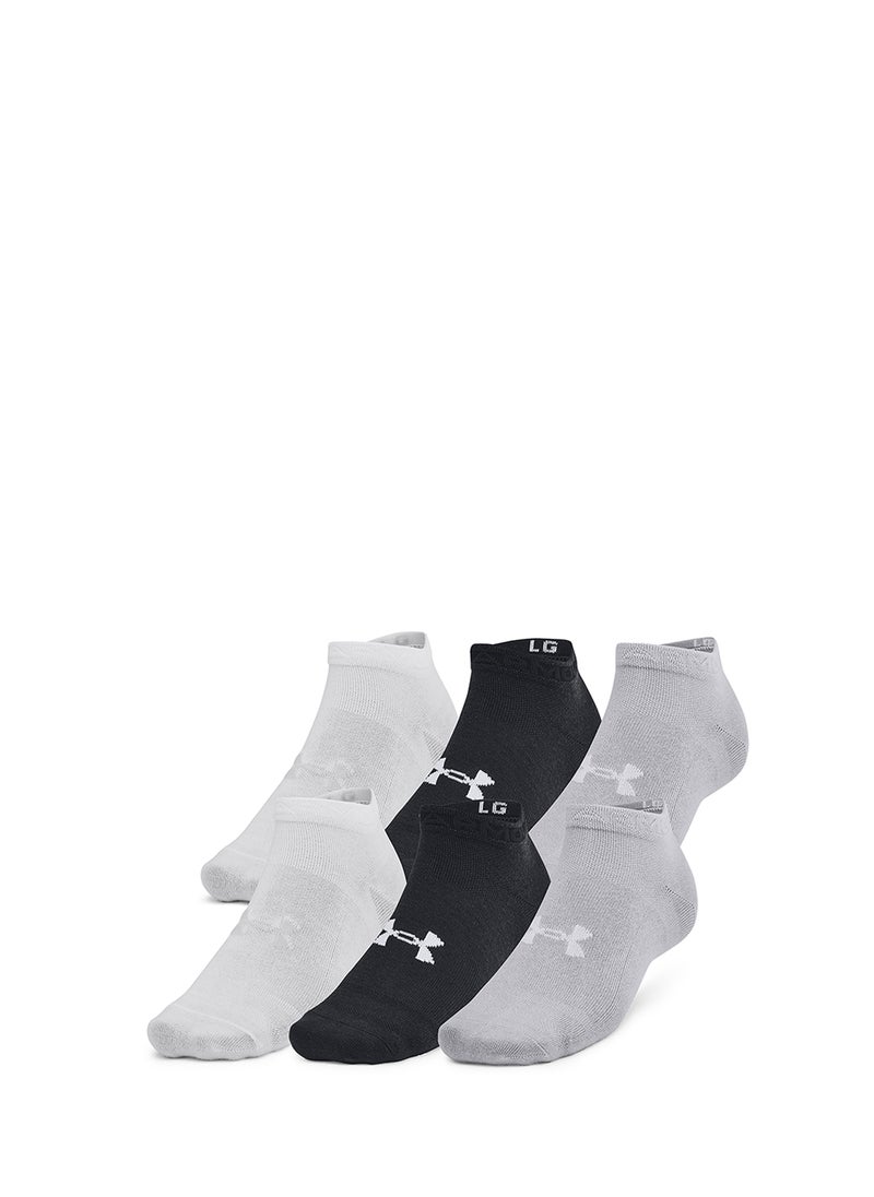 UNDER ARMOUR جوارب منخفضة أساسية غير محددة الجنس (عبوة من 6)  - Image 1