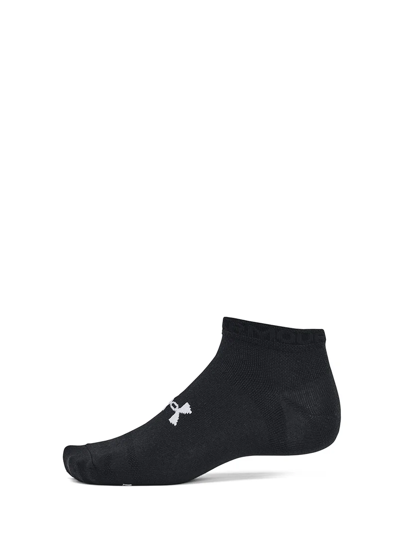 UNDER ARMOUR Unisex UA Essential 6-Pack Low Cut Socks