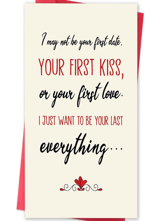 MQMRYeto Valentines Day Card for Husband, Wife, Boyfriend, Girlfriend,Couple,Anniversary Card to Husband, Love Card - Image 1