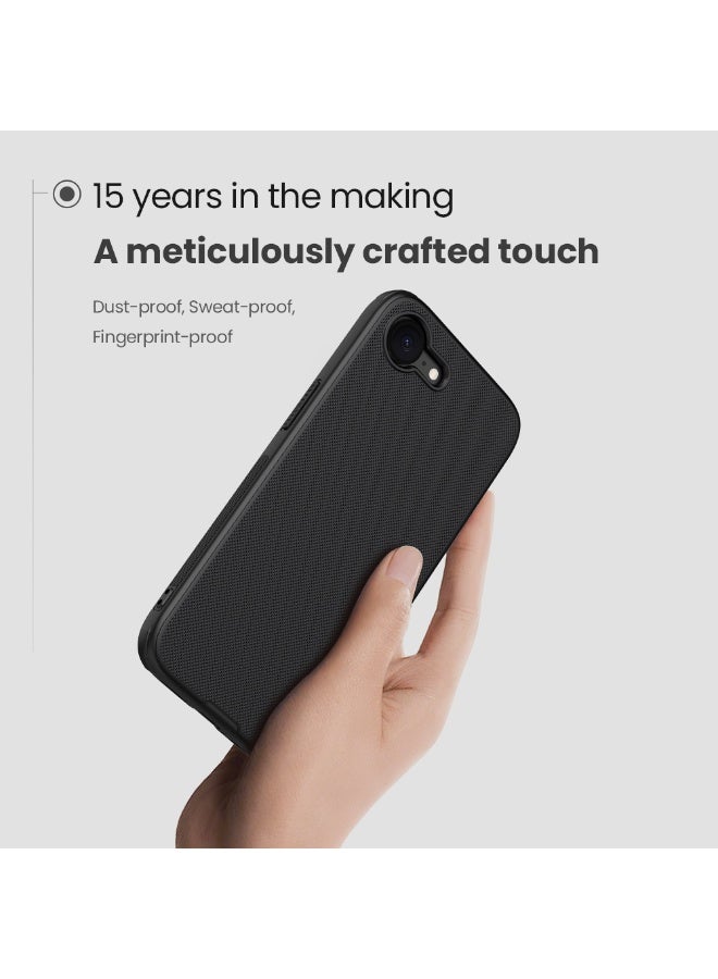 Nillkin Magnetic for iPhone 16e Case, Hard Cover with Soft Edge, Black  - Image 4