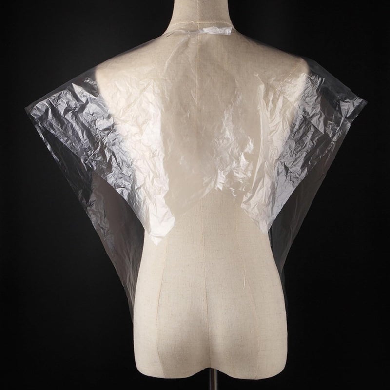 Disposable Hair Cutting Cape 50pcs 64x84cm Waterproof Salon Hairdressing Smock Hair Coloring Shawl for Barbershop and Home Use - Image 4