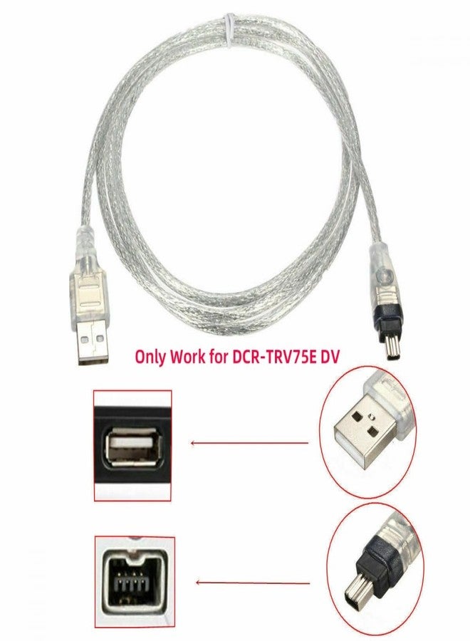 NFHK USB Male to Firewire IEEE 1394 4Pin Male iLink Adapter Cord Cable for DCR-TRV75E DV 1m USB Firewire Cable - Image 5