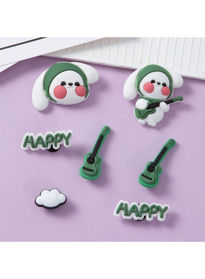 7 قطع سحر الأحذية الديكور ، سحر الأحذية للأطفال في سن المراهقة والكبار ، سحر الأحذية للأولاد والبنات ، سحر الكرتون سحر الأحذية لحذاء ثقب التماسيح ، هدايا حفلة عيد ميلاد - Image 1