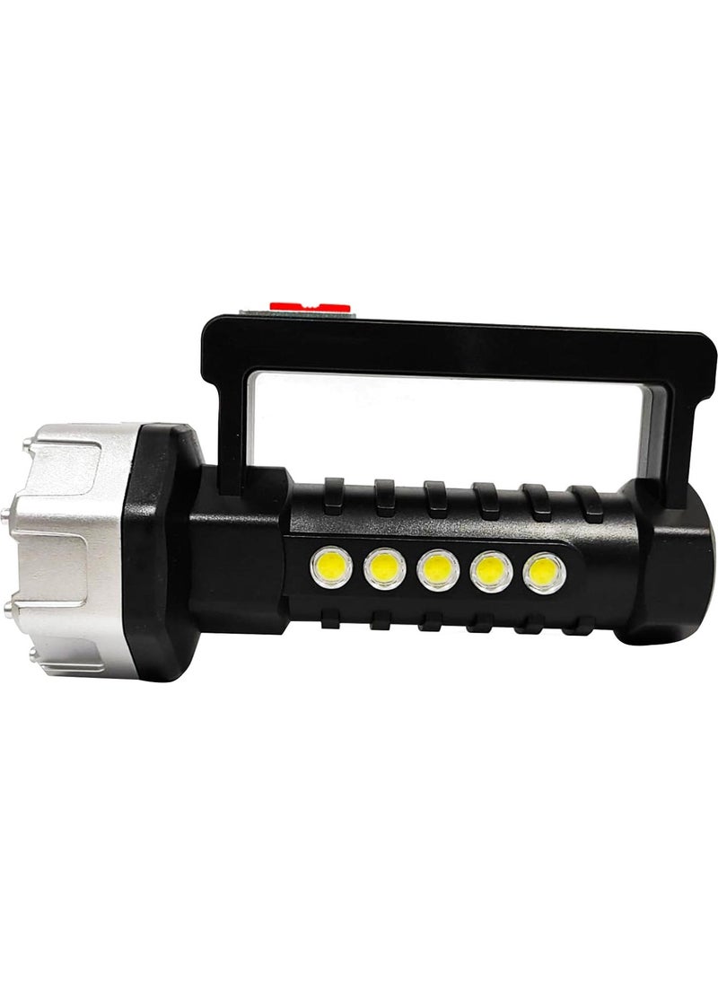 Ranchi Flashlight Rechargeable 17LED+5COB LED RC-3030  - Image 2