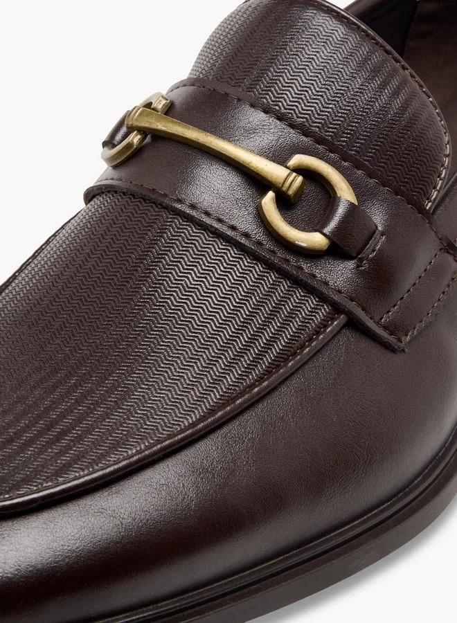 LBL by Shoexpress BROWN Men Textured Slip-On Loafers for Men | Best Price UAE