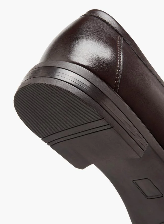 LBL by Shoexpress BROWN Men Textured Slip-On Loafers for Men | Best Price UAE