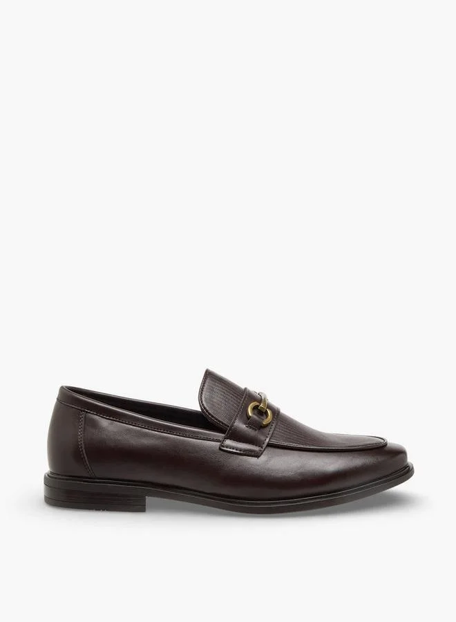 LBL By Shoexpress BROWN Men Textured Slip-On Loafers for Men | Best Price UAE
