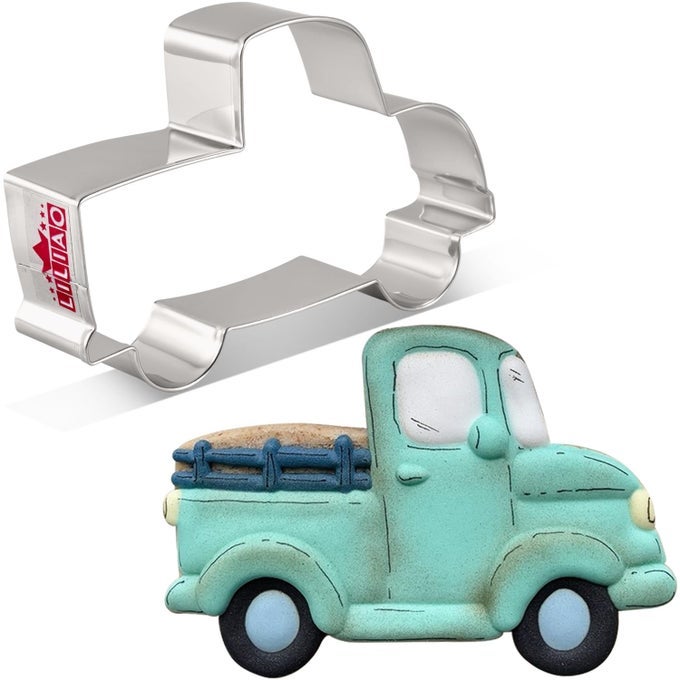VEHICLE PICKUP TRUCK COOKIE CUTTER 45 X 29 INCHES STAINLESS STEEL