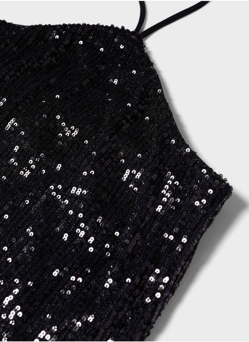 MANGO - Kids Sequin Dress - Image 1