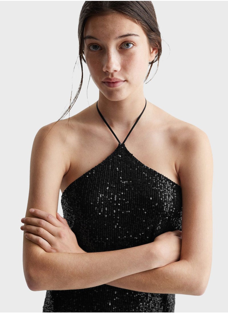 MANGO - Kids Sequin Dress - Image 1