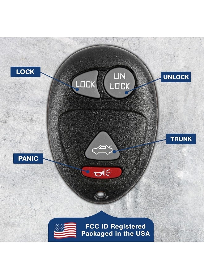 KeylessOption Keyless Entry Remote Control Car Key Fob Replacement - Image 5