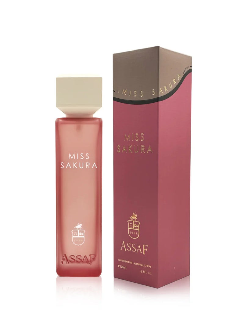 عساف عطر ميس ساكورا (ماء عطر) 200 مل - Image 2