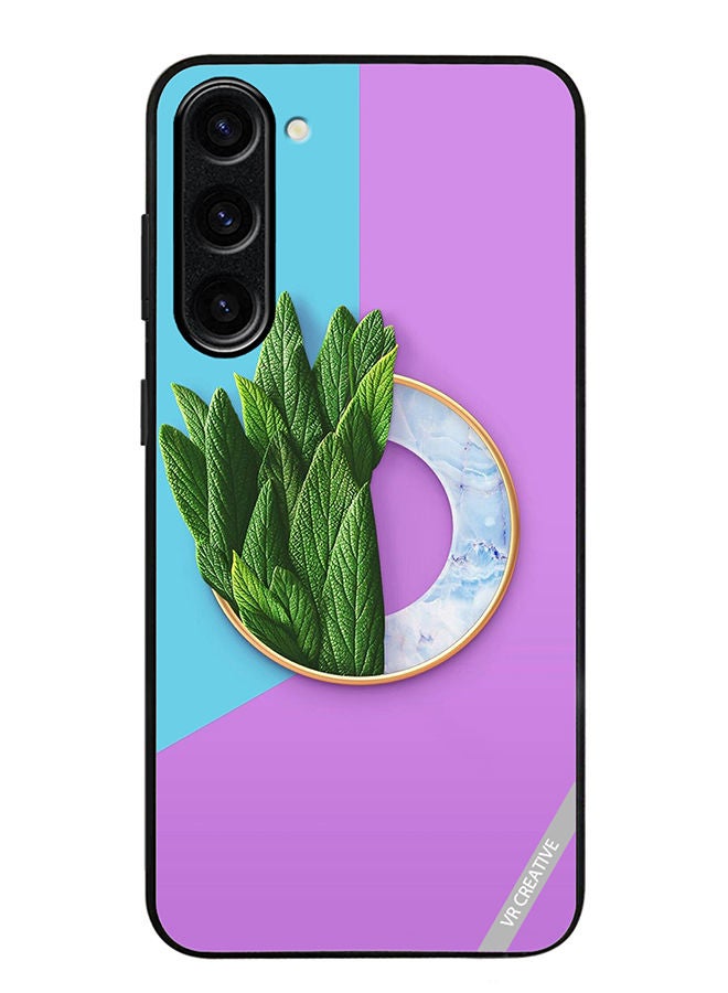 VR CREATIVE Protective Case Cover For Samsung Galaxy S23 Plus Flower Design Multicolour - Image 1