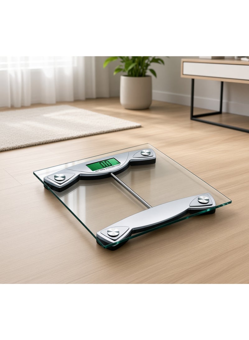 Nova NBS-1727BD Digital Personal Weighing Scale 150KG, Electronic Body Weight Scale with 6mm Tempered Glass Platform, Digital Bathroom Scale for Home, Fitness & Daily Weight Monitoring - Image 3