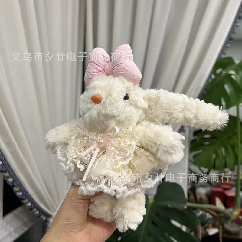 [Skirt Princess Series] Han ins Bonnie Rabbit Handmade Keychain Bag Pendant Doll Gift Blind Box Batch French butterfly