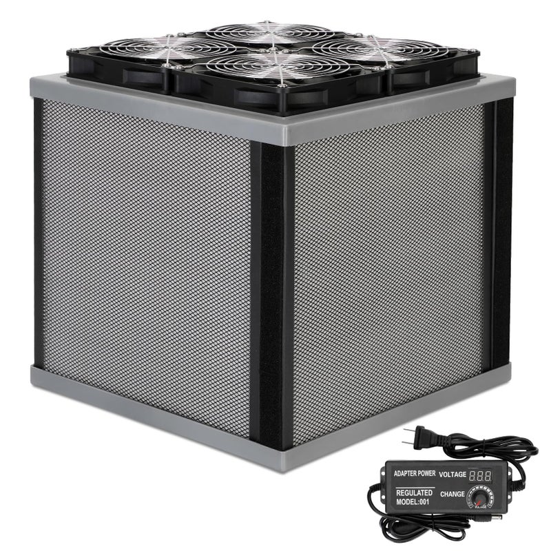 WOUDY 3Pro Air Purifier for Large Homes up to 3400ftÂ² - CADR 440cfm, Detachable & Portable - Fits in 20" Suitcase - Image 1