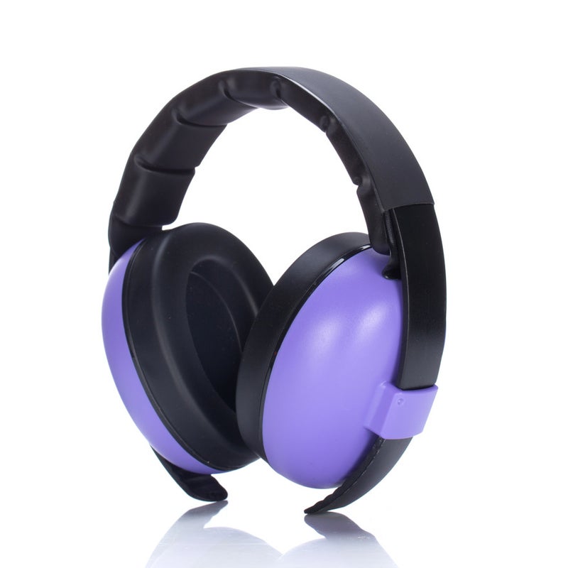 Kiddo baby soundproof earmuffs children's baby noise-proof earmuffs color purple - Image 1