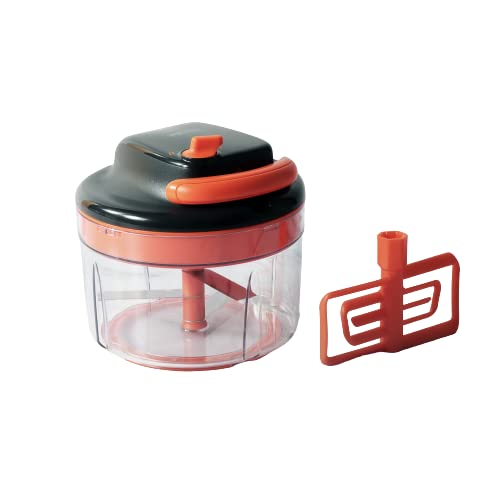 Meyer 2 Speed Pulling Chopper - Vegetable Cutter, Kitchen Accessories Items, Orange - Image 1