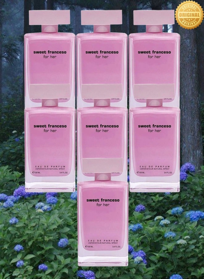 for HER 7 Pieces Sweet Franceso Pink For Her Perfume EDP 100ML - Image 1