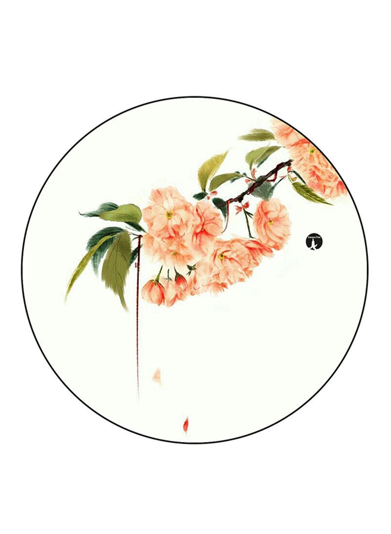 Flowers Printed Mouse Pad Multicolour