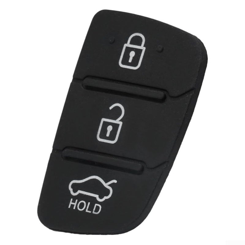 Rubber Key Pad Replacement for Car Remote Key Button Repair Cover Black - Image 4