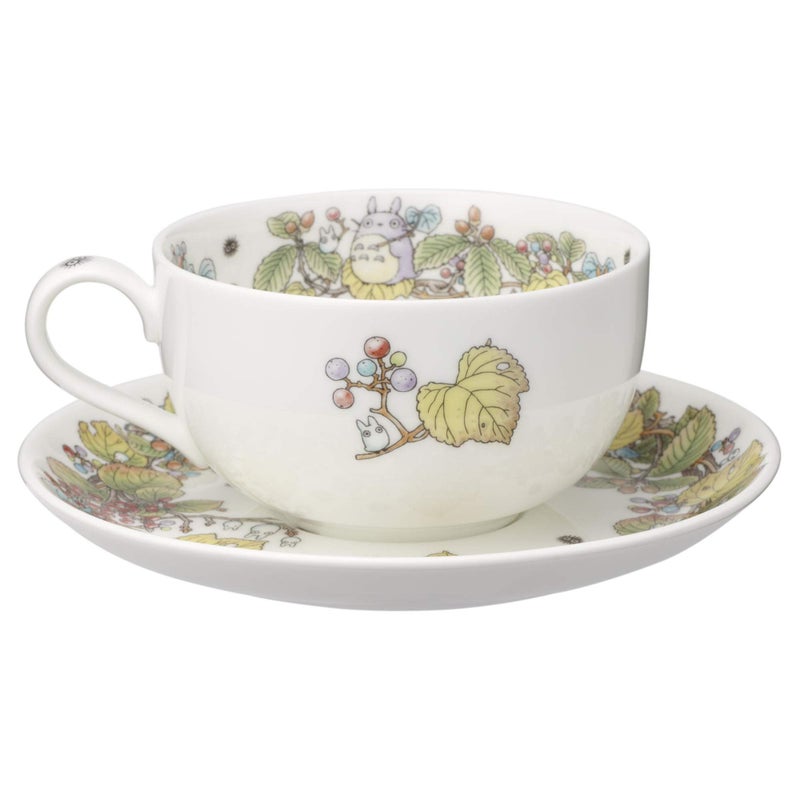 Noritake T97285A/4660-5 Milk Tea Cup & Saucer, 11.8 fl oz (325 cc), My Neighbor Totoro Gajimi Edition, Microwave Safe, 1 Guest, Bone China - Image 3