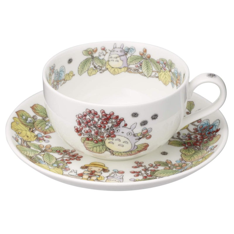 Noritake T97285A/4660-5 Milk Tea Cup & Saucer, 11.8 fl oz (325 cc), My Neighbor Totoro Gajimi Edition, Microwave Safe, 1 Guest, Bone China - Image 5