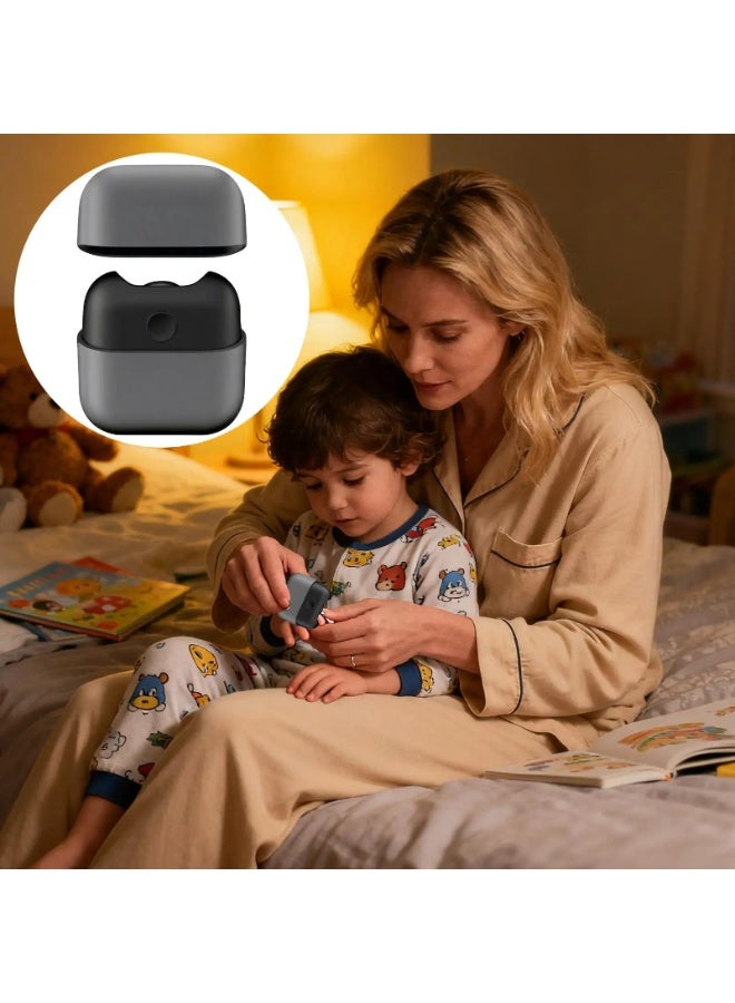 تلقائية كهربائية الأظافر المقاطع مع الضوء وملمعة الأظافر في تصميم واحد محمولة آلية طحنة الأظافر للأطفال الكبار - Image 2