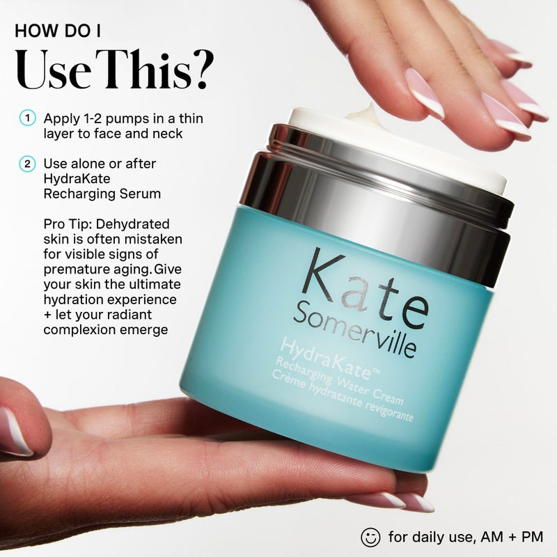 Kate Somerville HydraKate Recharging Water Cream â€“ Facial Moisturizer, Recovers & Recharges Dry, Tired Skin, 1.7 Fl Oz - Image 5