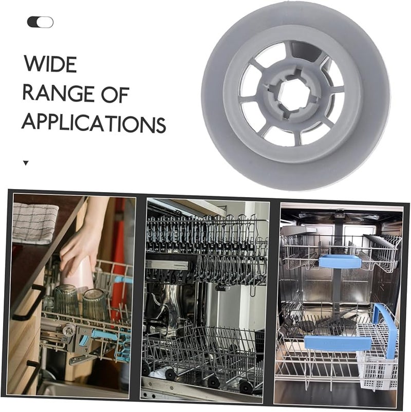 Uonlytech 4 Pack Dishwasher Rack Wheels Replacement Parts Easy Install Plastic Rollers - Image 4