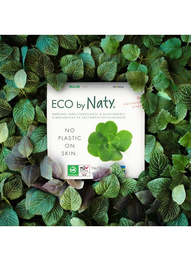 ECO by Naty Nursing Pads Nipple Pads For Breastfeeding Mothers Pregnancy And Postpartum Made From Plantbased Materials (30 Pads) - Image 4